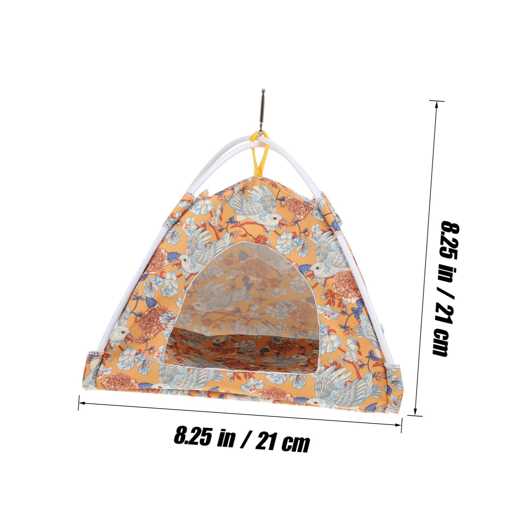 GRIRIW Bird Hammock Tent Nest for Parrots Pet Birds Cozy Sleeping Bed for Indoor Outdoor Use Quick Dry Breathable Cloth Durable Easy to Wash Hideaway for Parakeets