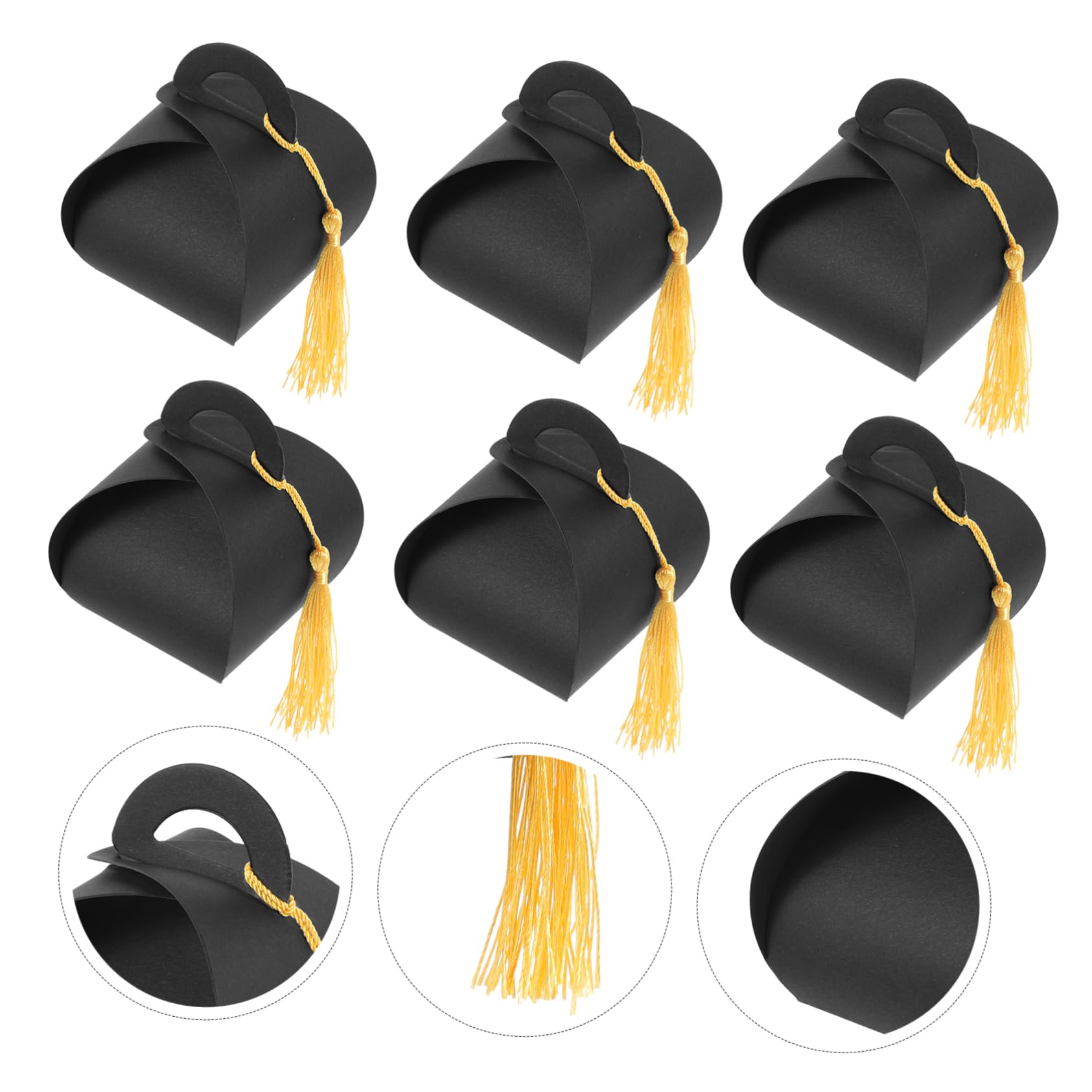 50pezzi Scatole Per Caramelle Laurea Contenitori Decorativi Per Bomboniere Scatole Per Regali Design Creativo Adatte Per Regali Caramelle e Snack