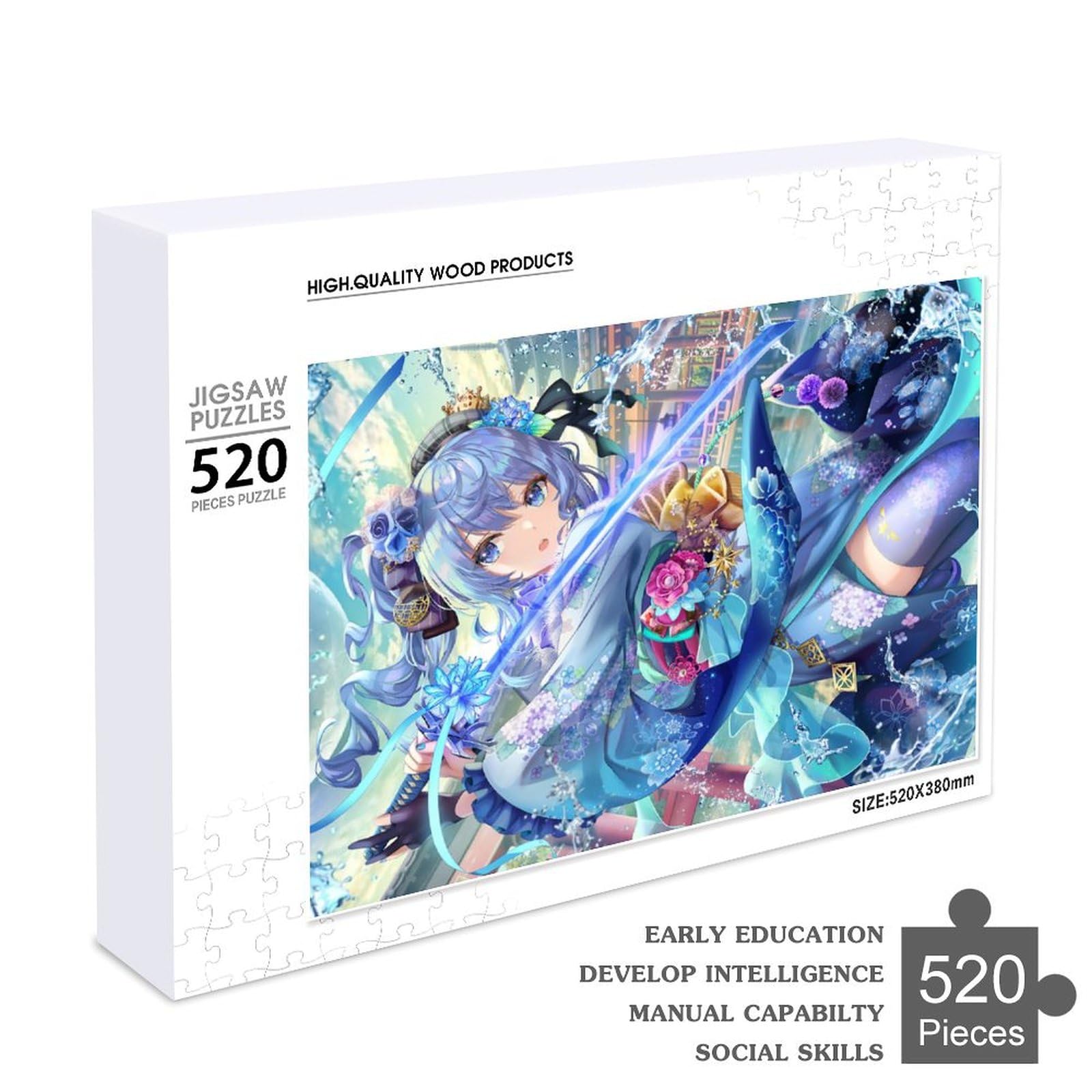 Amazon.co.jp: 木製パズル VTuber 星街すいせい 520ピース