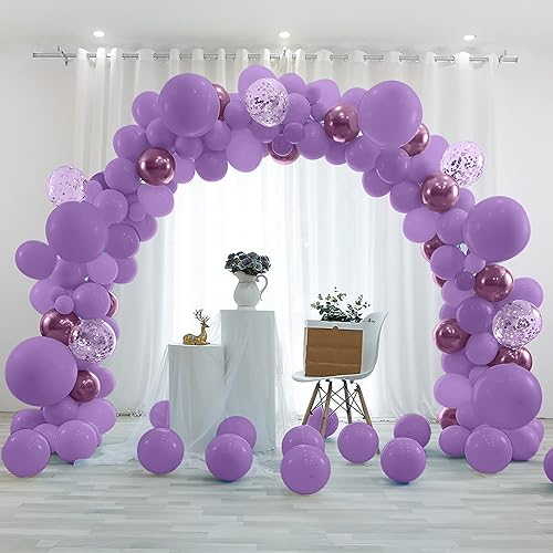 Vista 22 de Globos metálicos negros, 50 unidades, 5 pulgadas, acabado cromado, kit de guirnalda con globos de látex