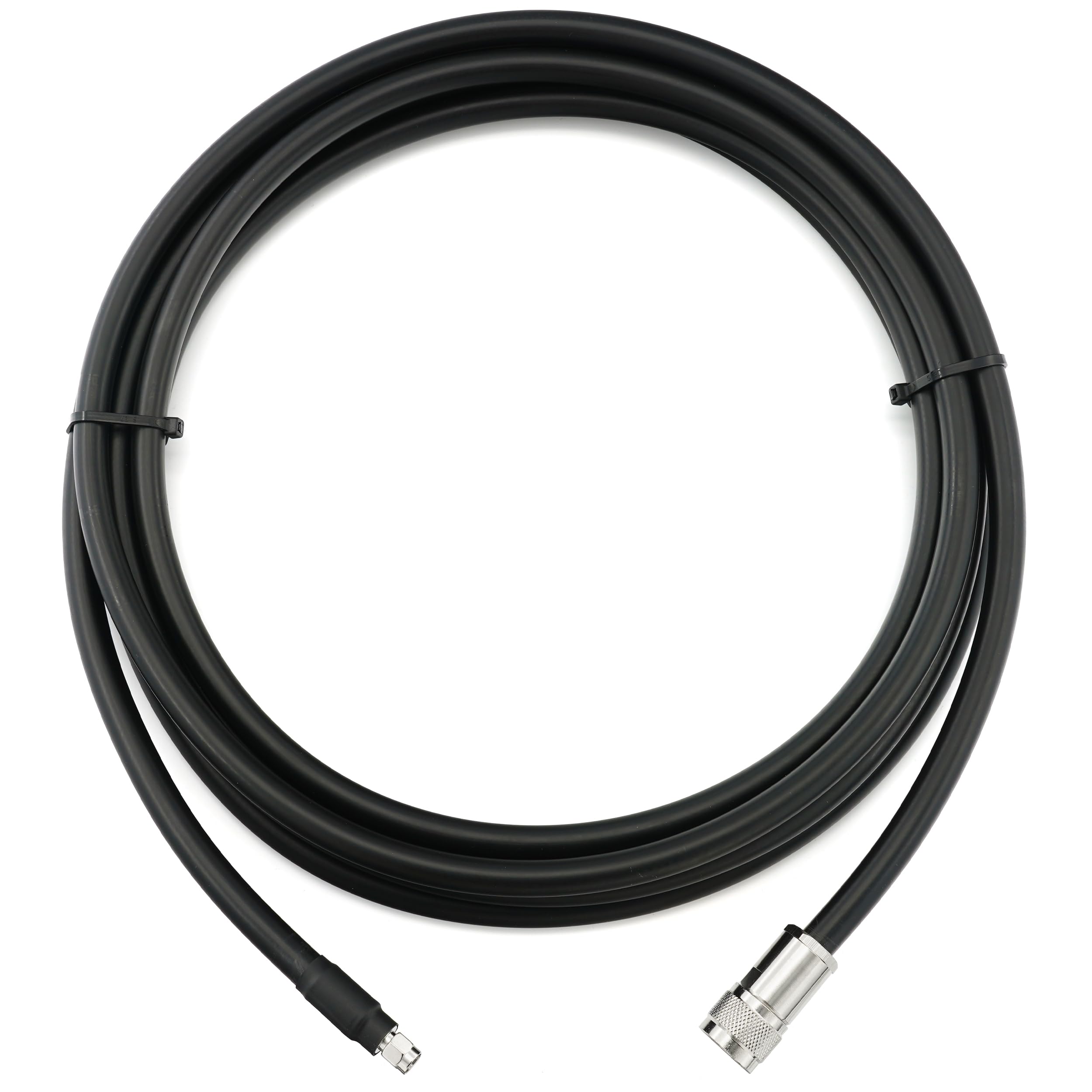 RP-SMA 25m Rallonge Antenne WiFi Cable Coaxial RPSMA Mâle à N Male Câble Extension Ø11.1mm à Faible Perte 8D-FB 50 Ohm pour Routeur WiFi Caméra IP Carte Réseau sans Fil Mini PC PCIE