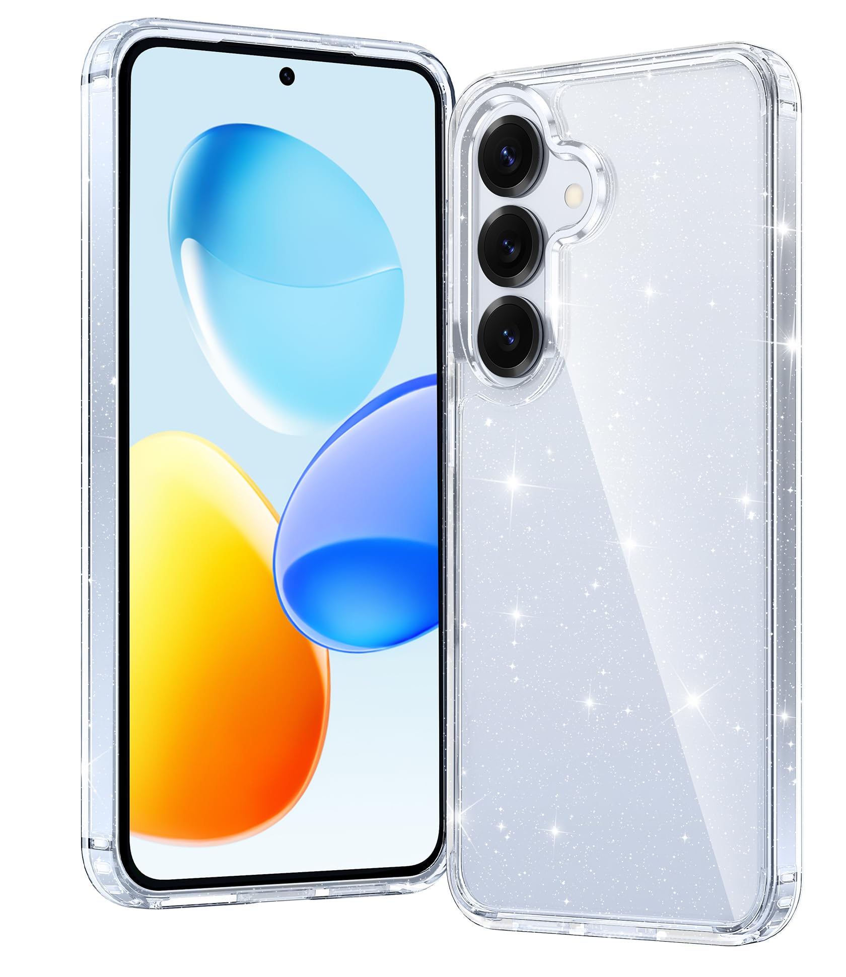 FNTCASE for Samsung Galaxy S25-Plus Case Clear Anti Yellowing Phonecase