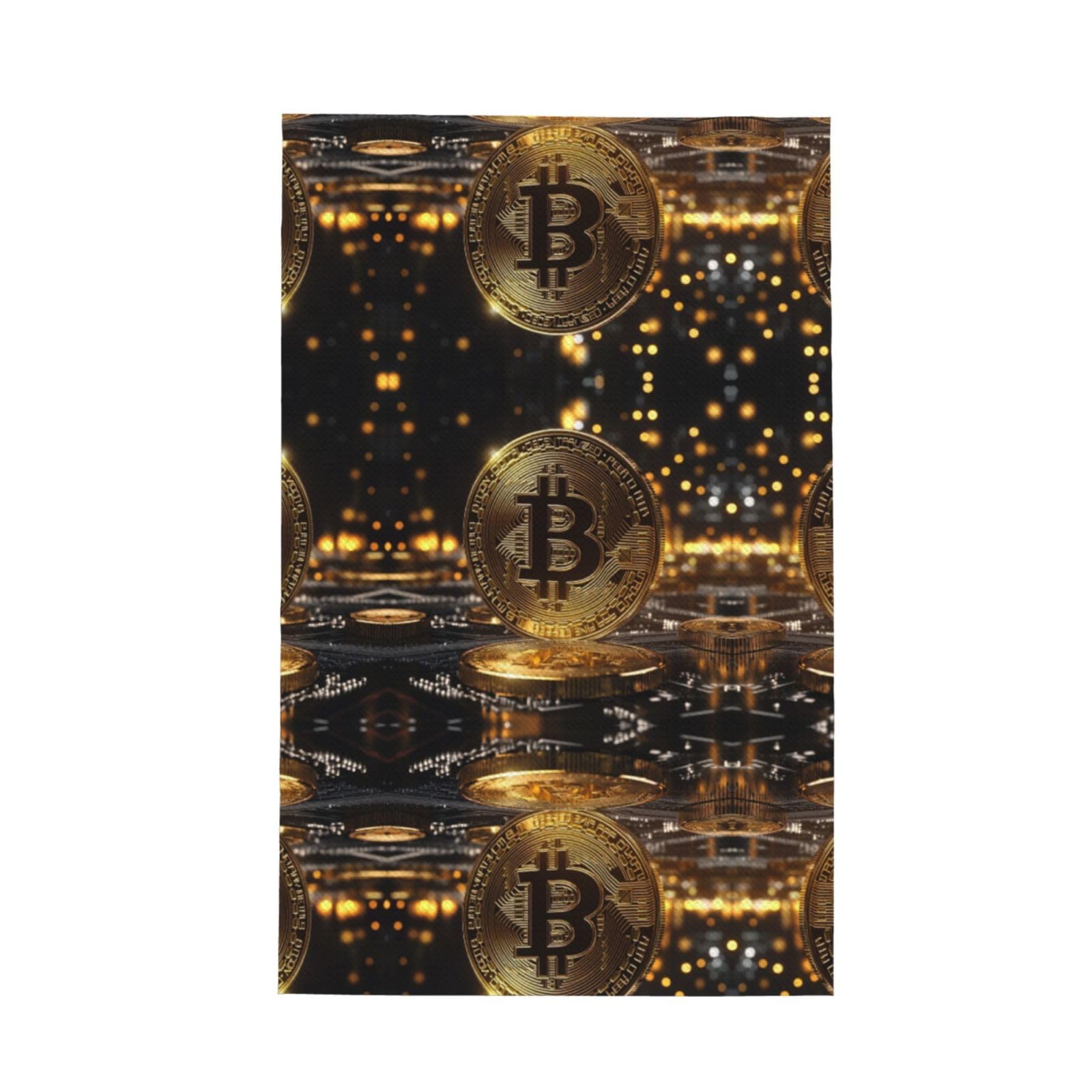 SXZVVBN Two coins with a B Super Absorbent Microfibre Waffle Towels Fast Drying Dish Cloths Home Cafe Barista