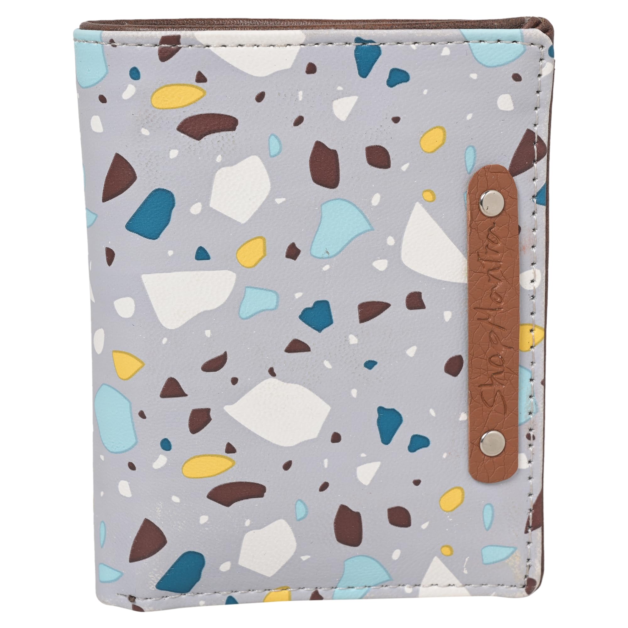 Wallets for Women Stylish | Short Wallet Card Holder Billfold Purse Wallet | Premium Vegan Faux Leatherette Small Pocket Organizer | (Multicolor)-image-2