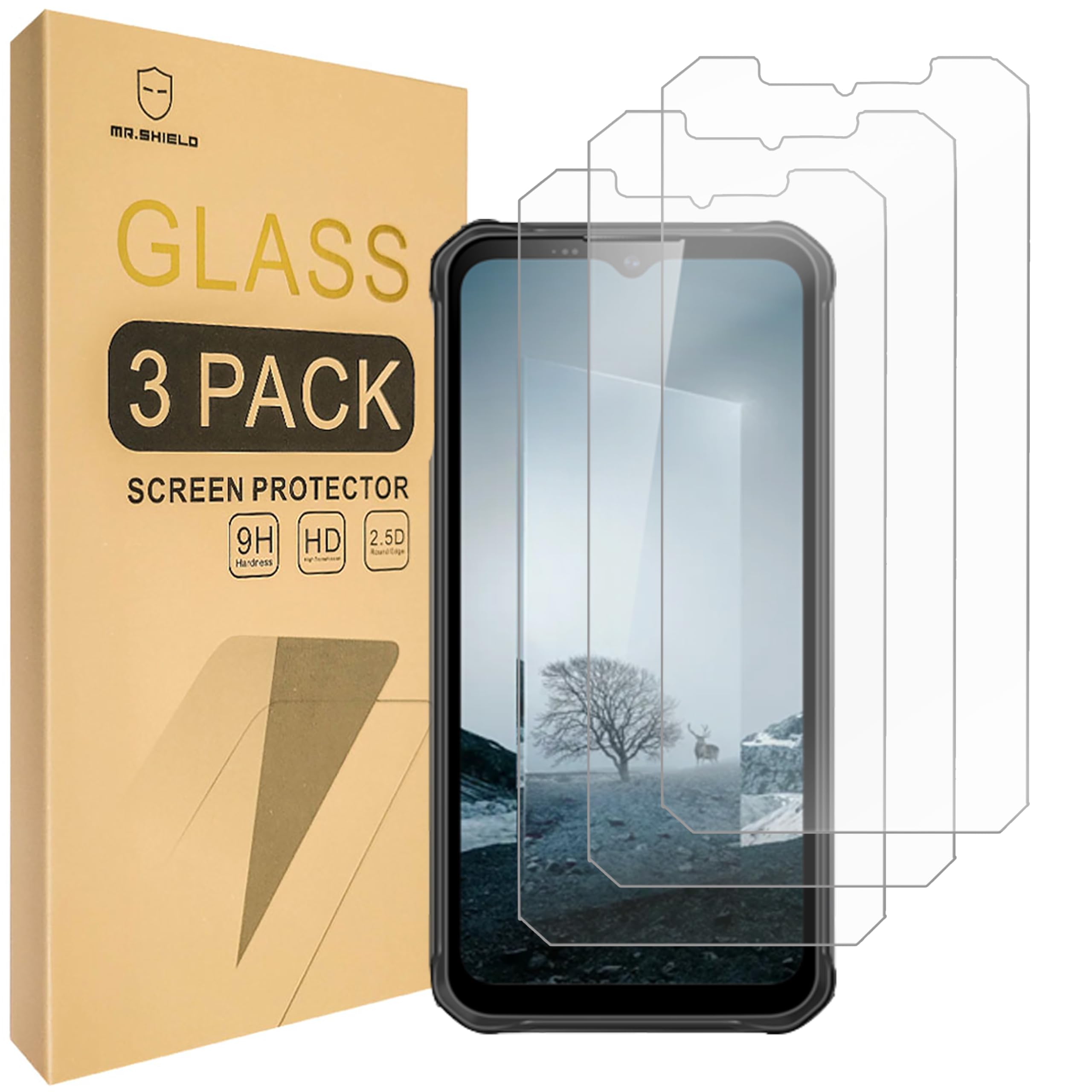 Mr.Shield Displayschutzfolie Für Oukitel WP18 Pro – 3 Stück, 9H Härte, Kratzfest & Oleophob