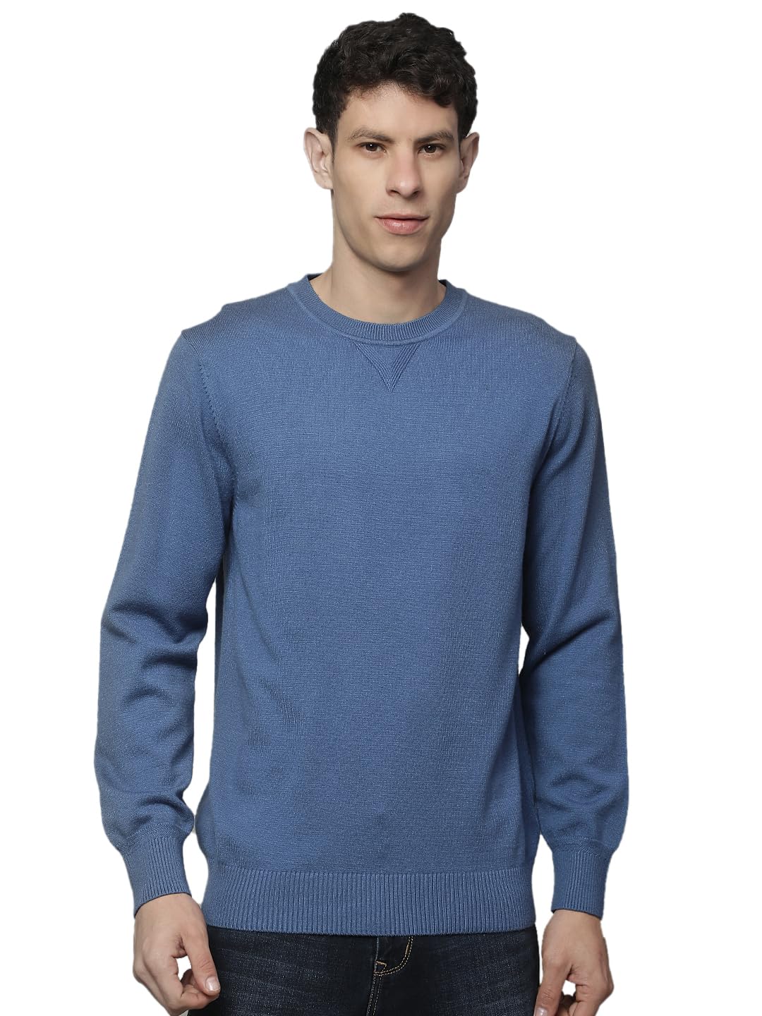 cantabil Sweater for Men | Winter Wear Fancy Fabric Pull-On Closure Round Neck Regular Fit Solid Pattern-picture-30