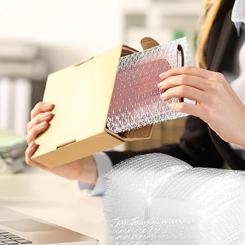Miniatura 6 de 100 bolsas de burbujas de 4 x 6 pulgadas, pequeñas bolsas de burbujas transparentes, bolsas de amortiguación de burbujas de doble pared para