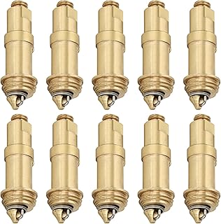 MIVIDE 10PCS Pop Up Bath Sink Plug Replacement, Click Clack Spring, Basin Waste Pop Up Click Clack, Pop Up Sink Plug Parts, Basin Click Clack Internal Spring Brass Plug Bolt