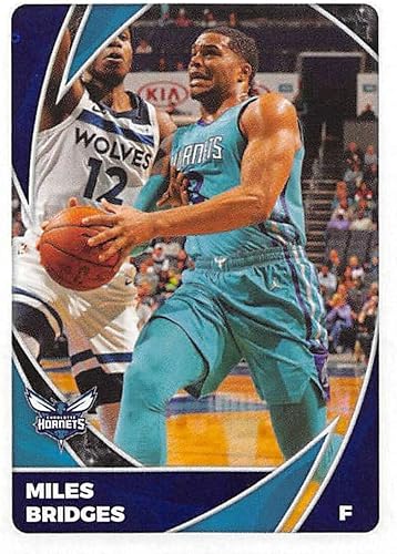 2020-21 Panini Stickers #150 Miles Bridges Official NBA Basketball Album Sticker Measuring 2.75 inch tall X 2 inches wide in Raw (NM or Better