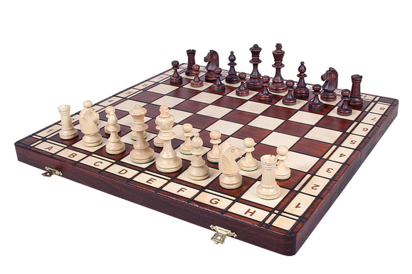 Scacchi Amsterdam in legno, 40 cm