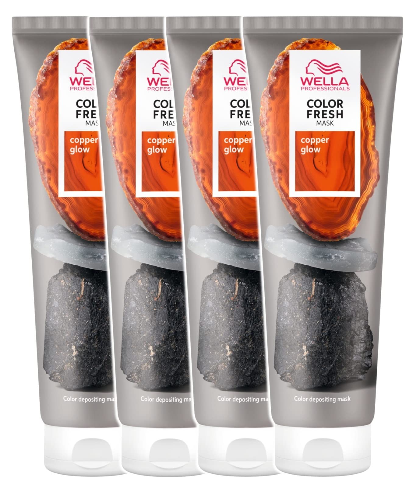 Wella Professionals Color Fresh Mask Copper Glow 150 ml Pack of 4