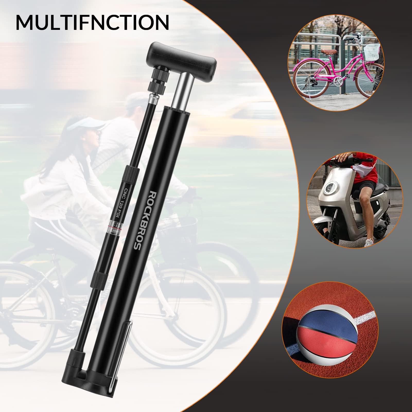 Rockbros Mini-pompe à air électrique - acheter sur