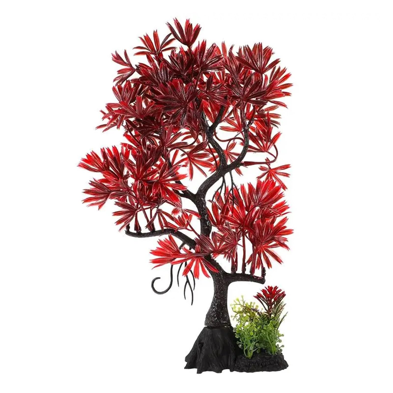 JTKSSCS Aquarium Plants Aquarium Artificial Tree Fish Tank Decoration Plastic Model Landscaping Naments Pet Products Aquatic Plants(Color 04)