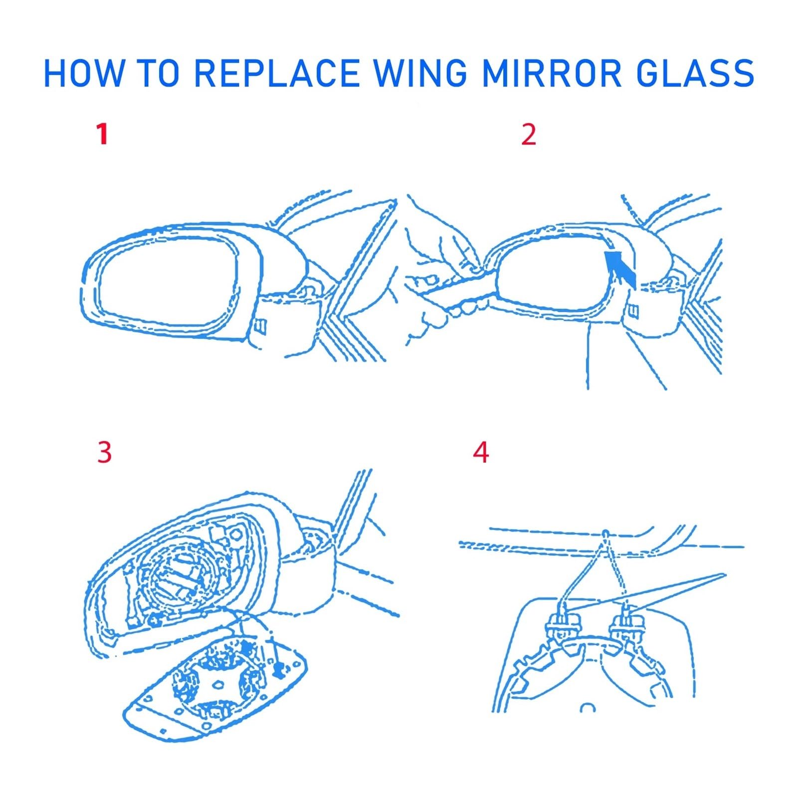 Verre Miroir Pour VW Pour Golf 6 5K 2009-2012 Aile De Porte Gauche Rétroviseur Latéral Verre Convexe Chauffé Glace Rétroviseur