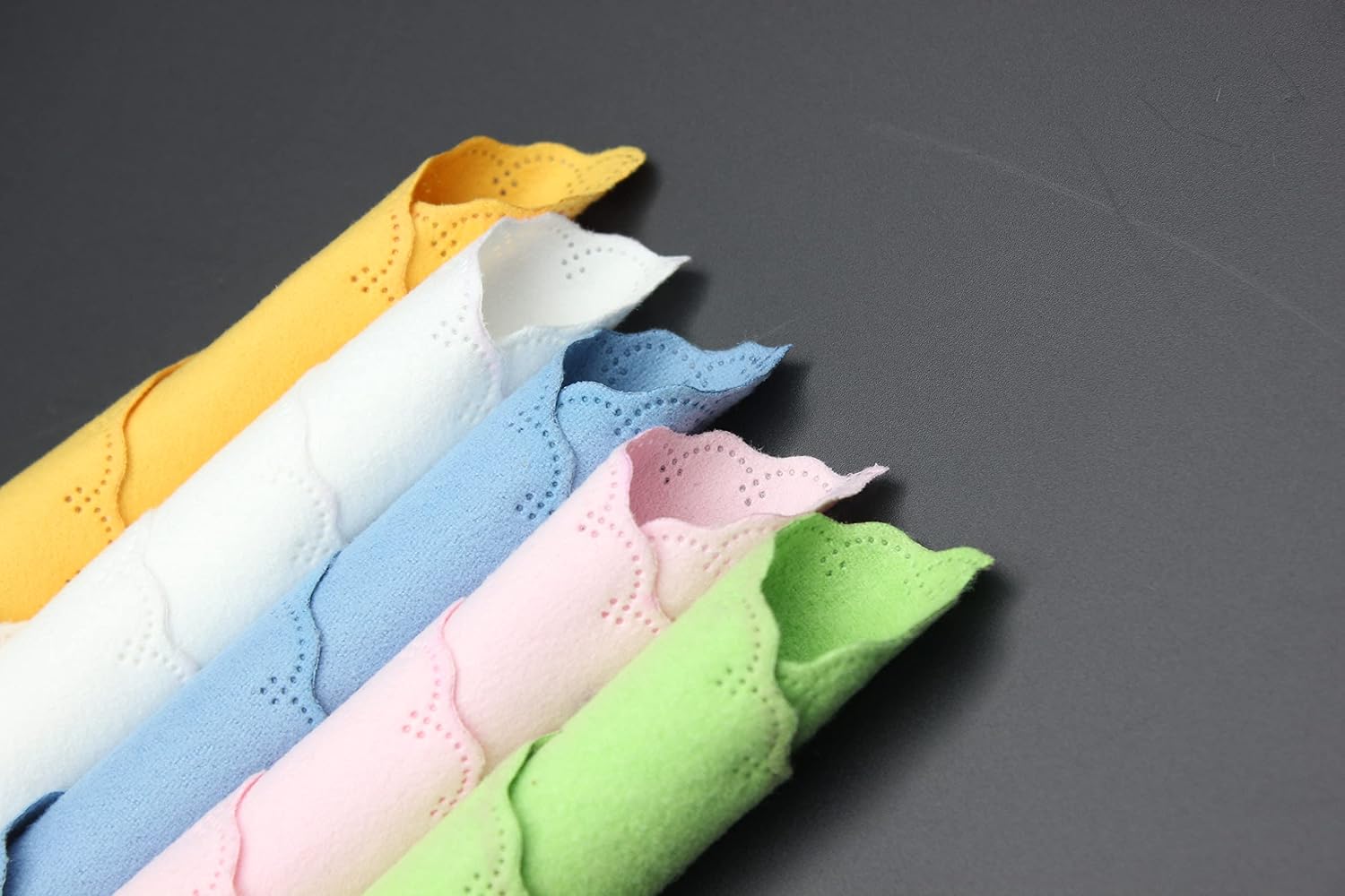 Alnicov 5PCS Universal Microfiber Polishing Cleaning Cloth for Musical Instrument Guitar Violin Piano Clarinet Trumpet Sax (Mix Color)