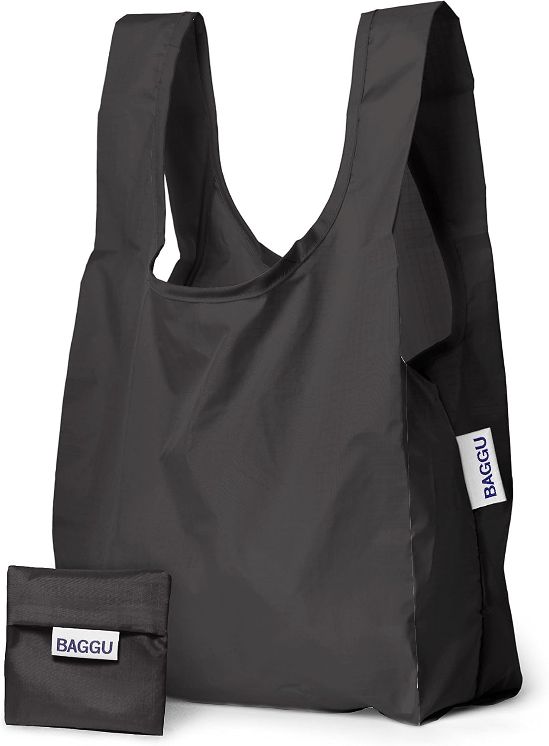 BAGGU Small Reusable Shopping Bag - Black