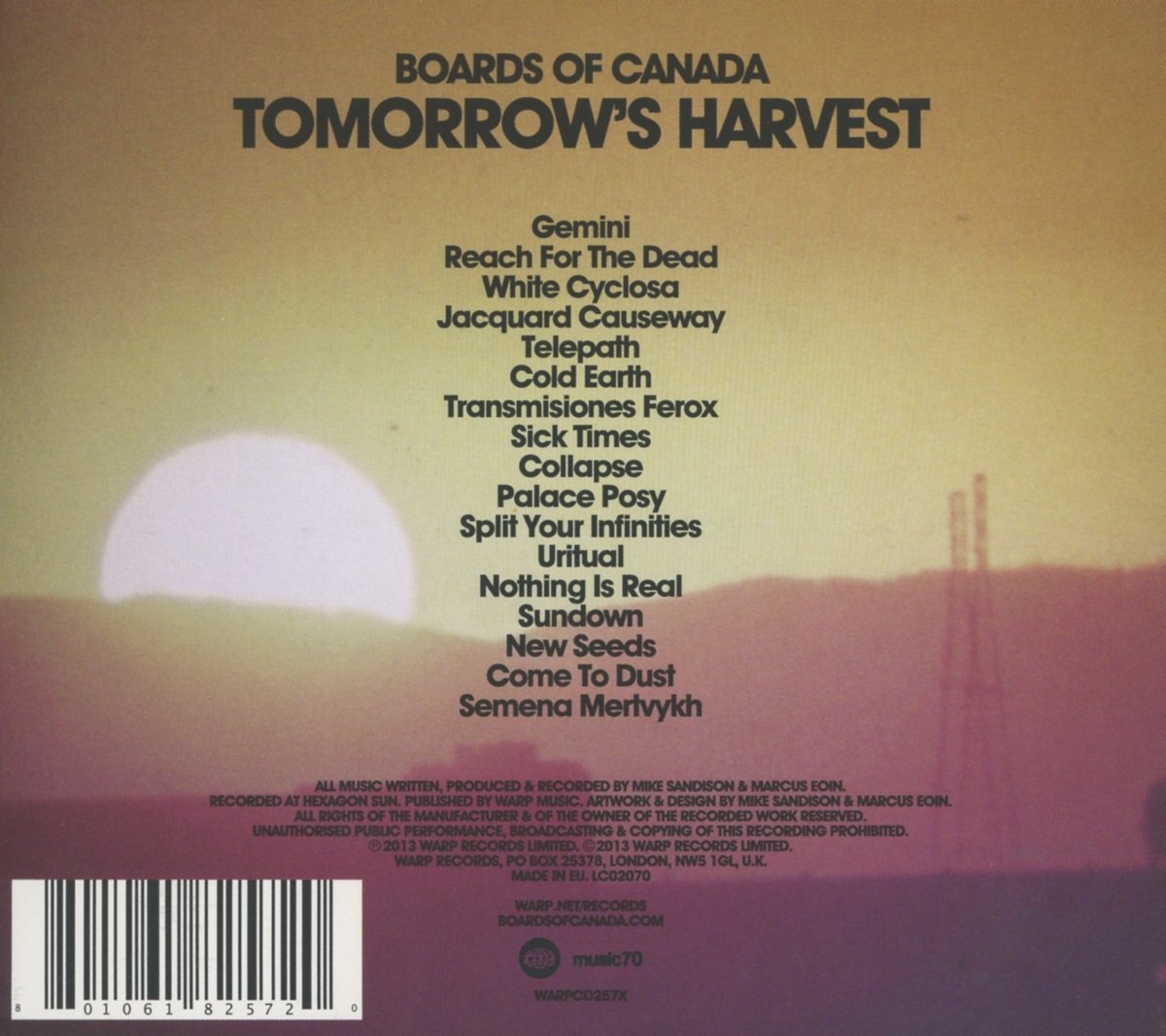 Tomorrow's Harvest (Indie Exclusive)