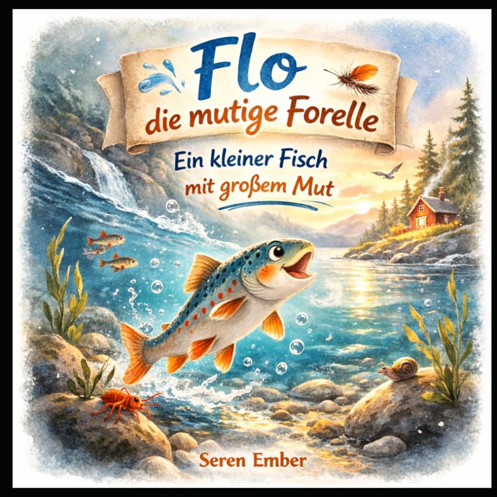 Flo die mutige Forelle: Ein kleiner Fisch mit großem Mut