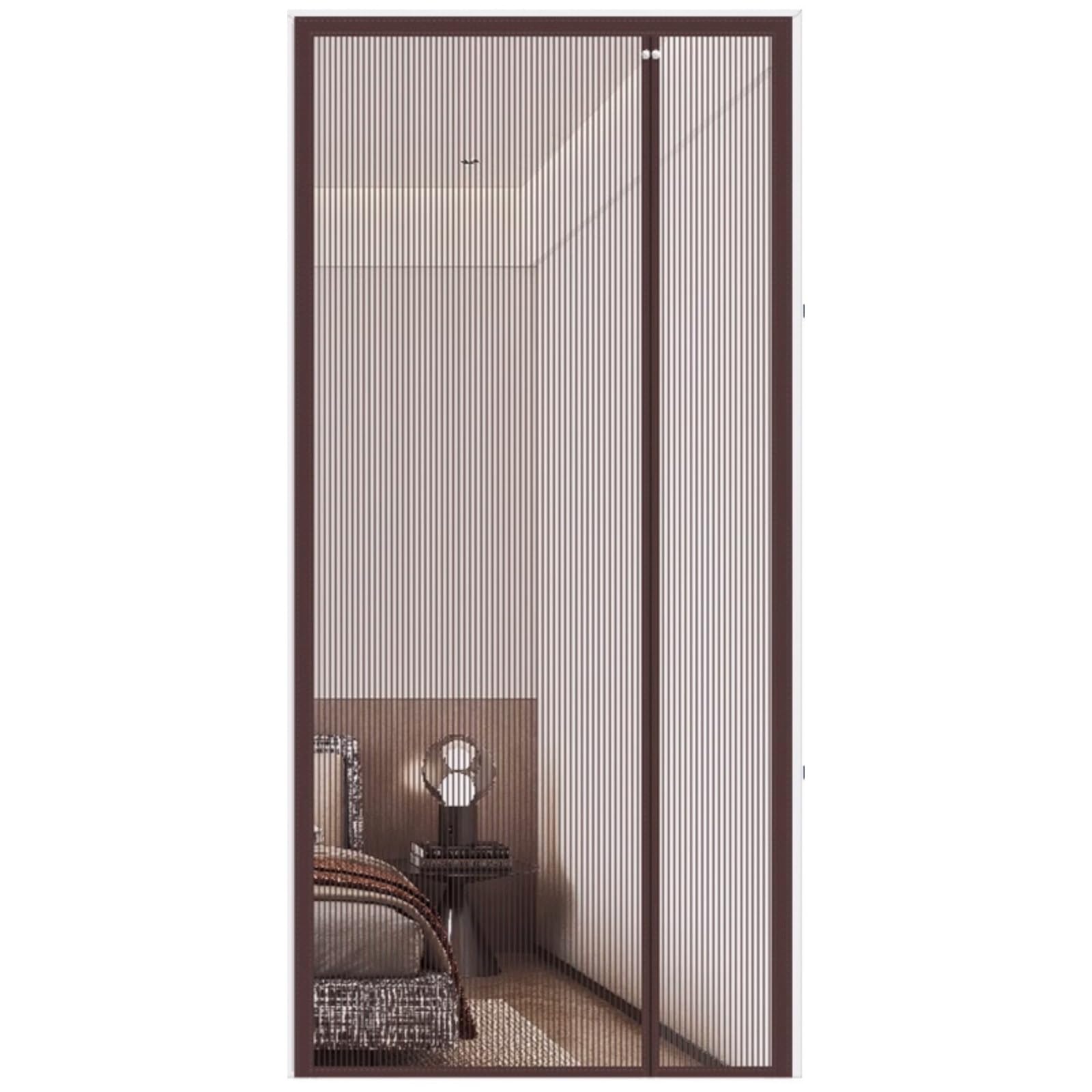 Moustiquaire magnétique de porte coulissante pour un été sans insectes