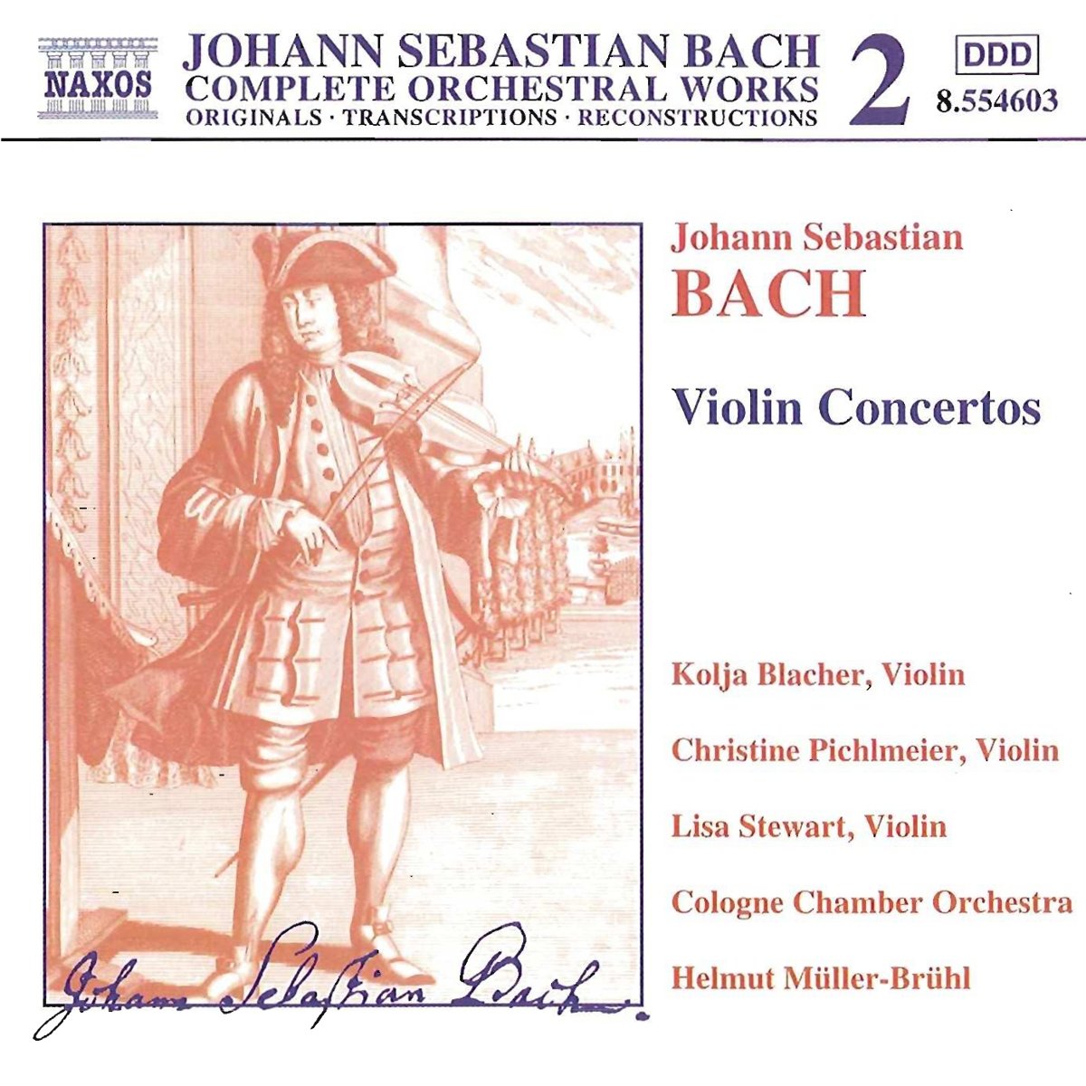 BACH, J.S.: Violin Concertos, BWV 1041-1043 and BWV 1052