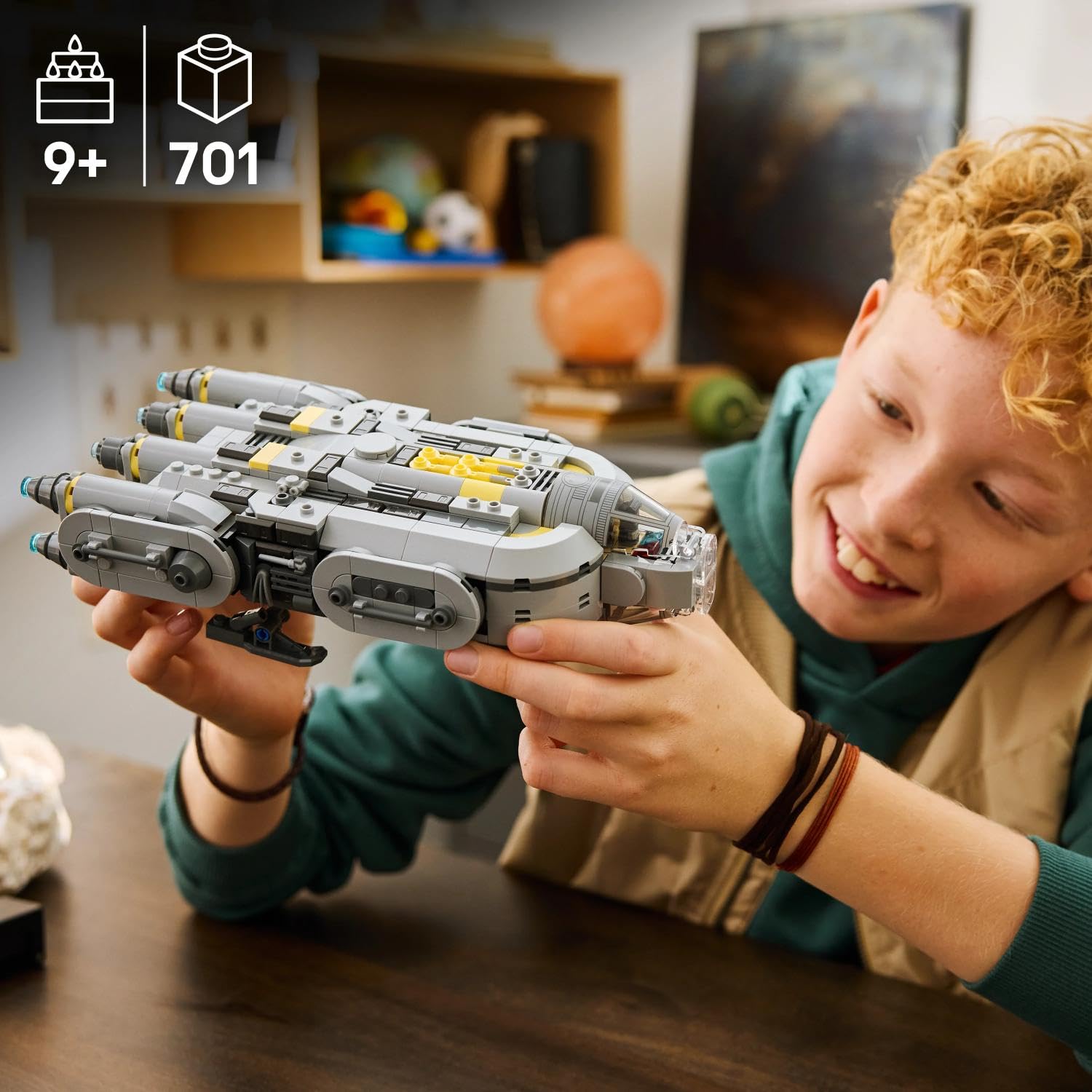 LEGO Star Wars 75445 Sternenschiff der Anzellaner - Spielet mit 3 Figuren & Einer Droiden Werkstatt - Geschenk für Jungen, Mädchen & Fans ab 9 Jahren