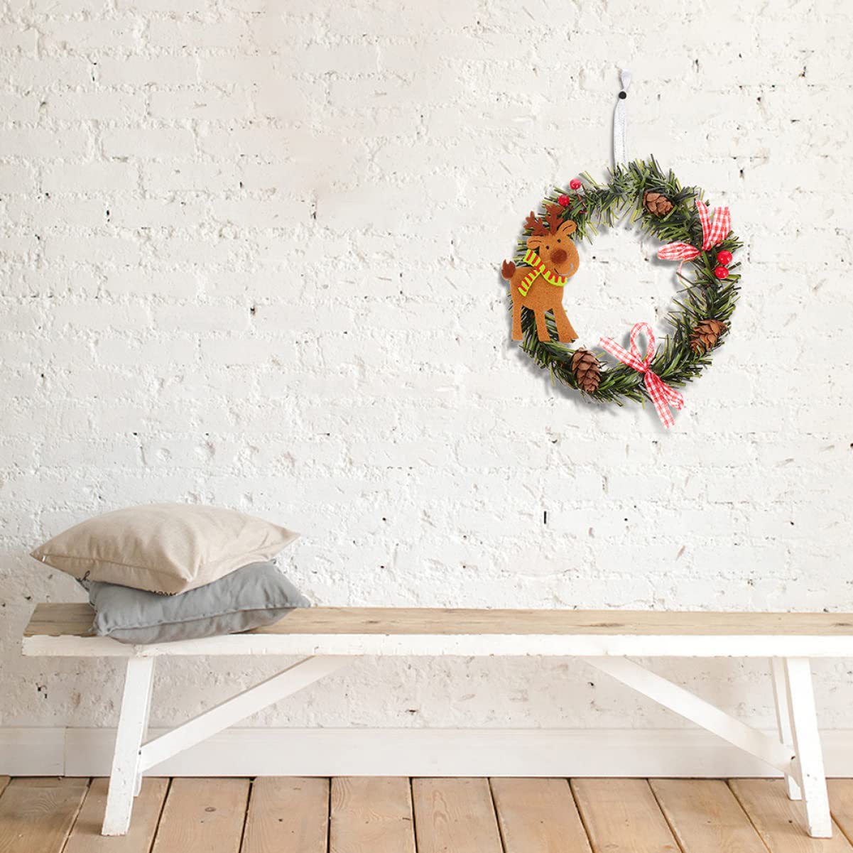 Zerodeko 12piezas Adornos Colgantes De Navidad Decoraciones De Festival para Puerta Muñeco De y Pingüino Colgantes para y