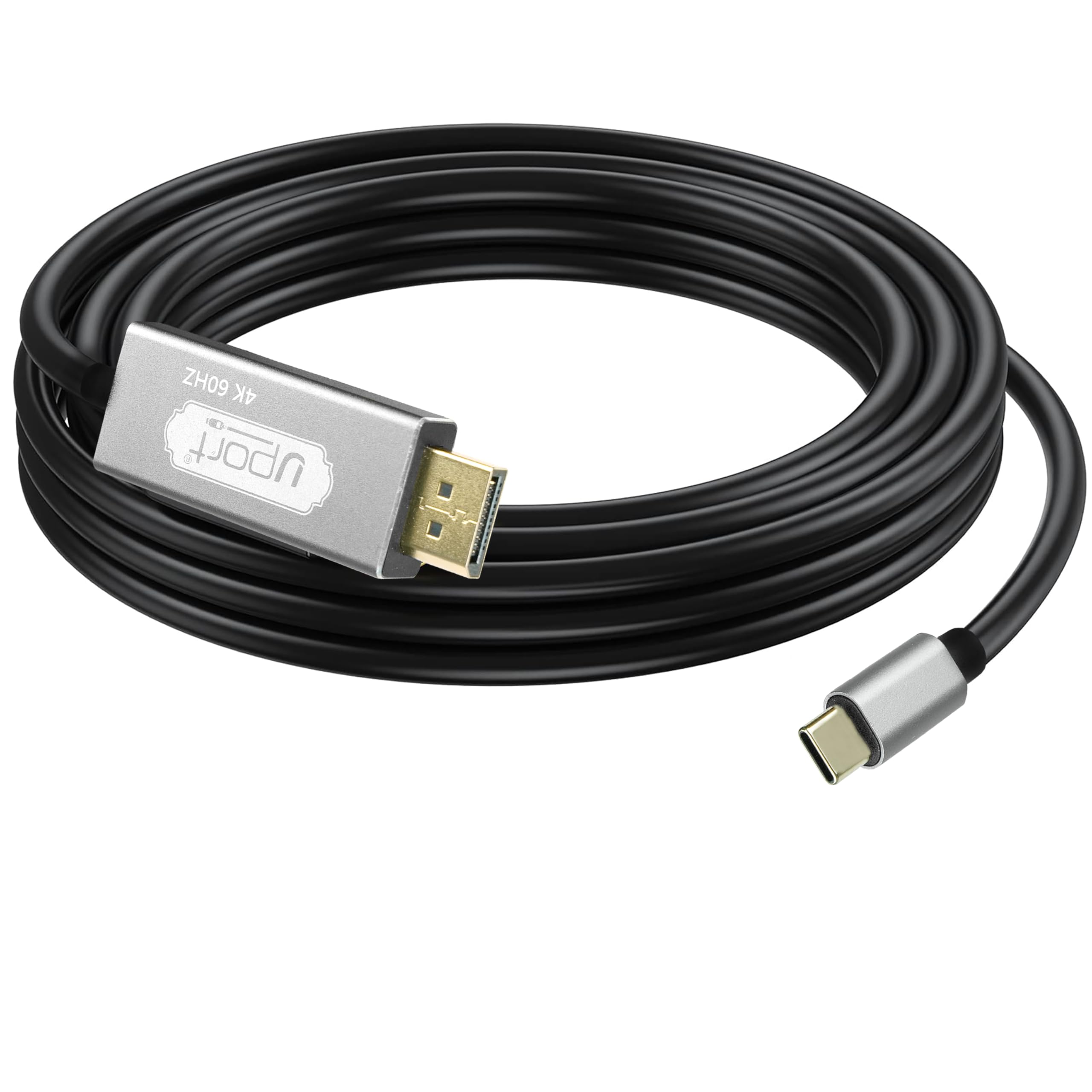 UPORT Usb C To Displayport Cable 4K@60Hz,2K@165Hz,2K@144Hz,Usb Type C To Dp Cable Thunderbolt 3 Compatible With Macbook Pro/Air,Imac,Ipad Pro 2020,Xps,Galaxy S22 Ultra/S20/S10-Gray (B0DBLT3K6B) Amazon Price History, Amazon Price Tracker