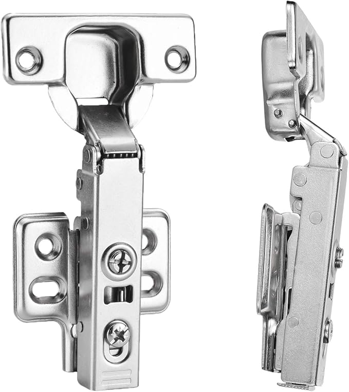 Luokim 2pcs Standard Hinge,Fit for Frameless Full Overlay,Soft Closing