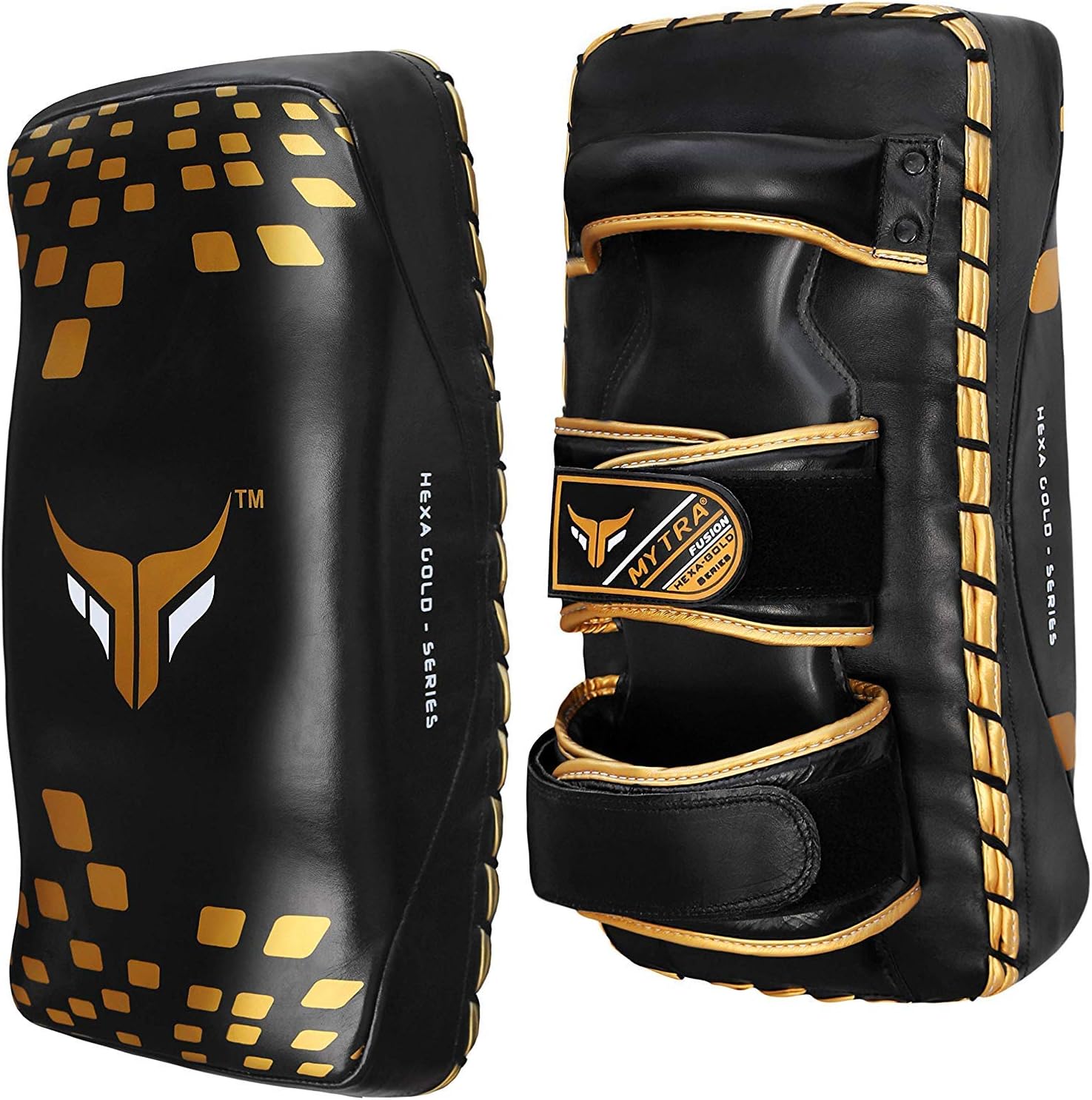 Mytra Fusion Muay Thai Pad Kicking Pads for Martial Arts