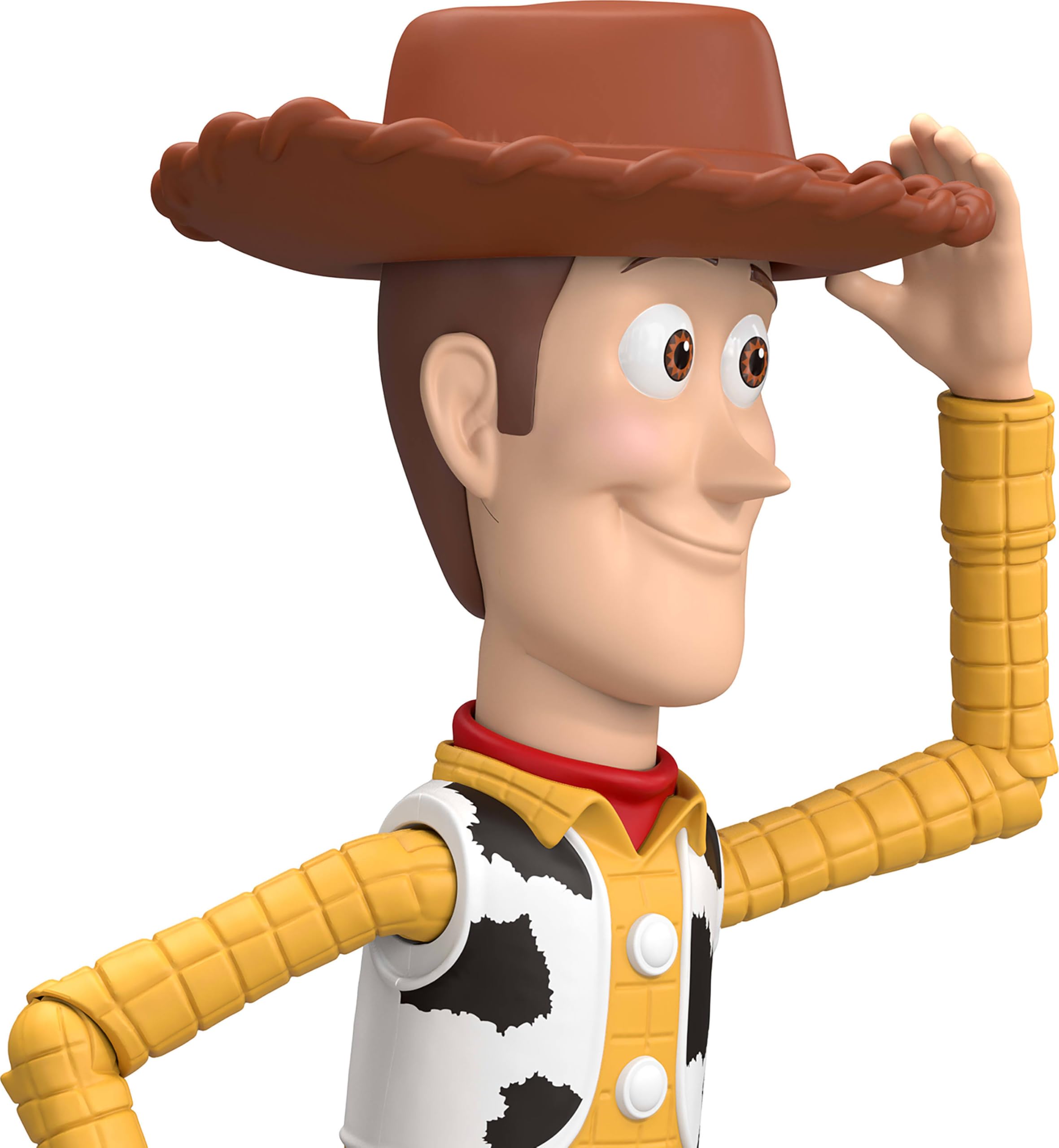 Mattel Disney Pixar Toy Story 5 PlayScale Chudy Figurka (ok. 23 cm), Kowboj szeryf, 14 punktów ruchu, zdejmowany kapelusz, filmowy wygląd, zabawka dla dzieci 3+, JKV14