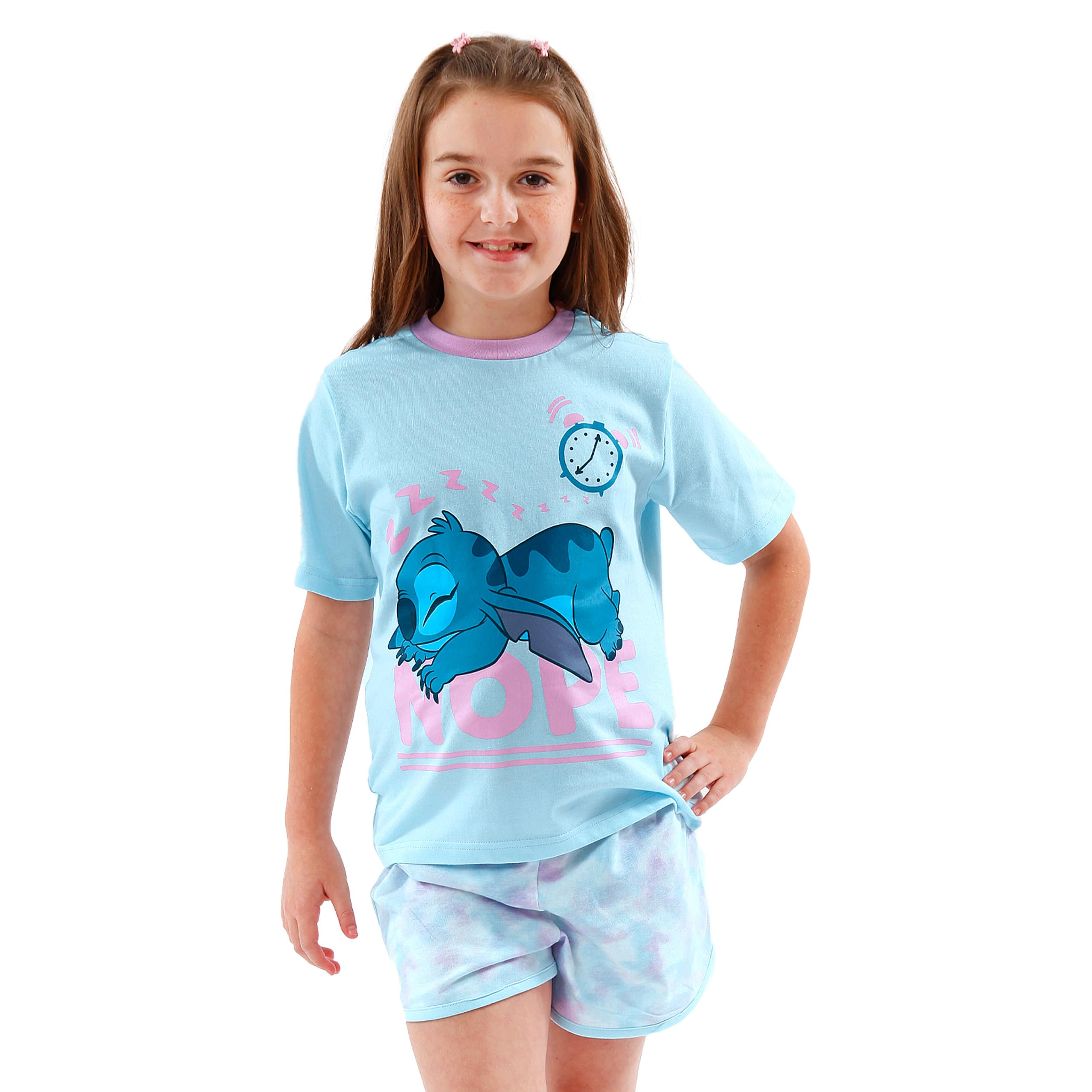 Disney Pijama Stitch | Pijama Niña Tie-Dye | Pijamas Lilo Y Stitch Chicas