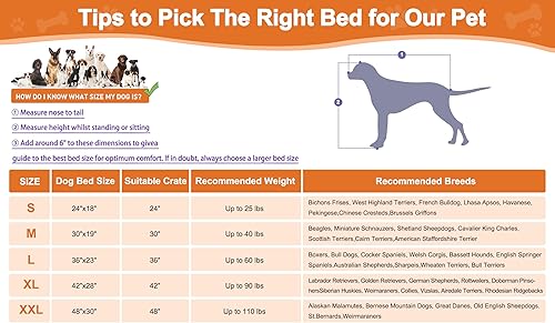 Miniatura 6 de POCBLUE Tapete de lujo lavable XXL para perro de 48 pulgadas, cómodo y esponjoso, antideslizante, para perros de hasta 110 libras, 48 x 30 pulgadas,