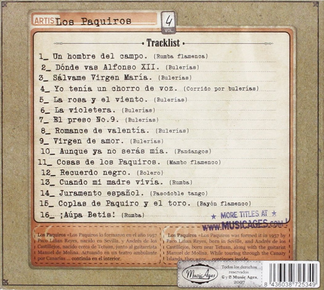 Los Paquiros "Ep's 45 rpm"