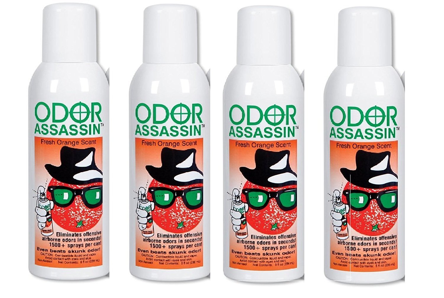 ODOR ASSASSINOrange, Set of 4