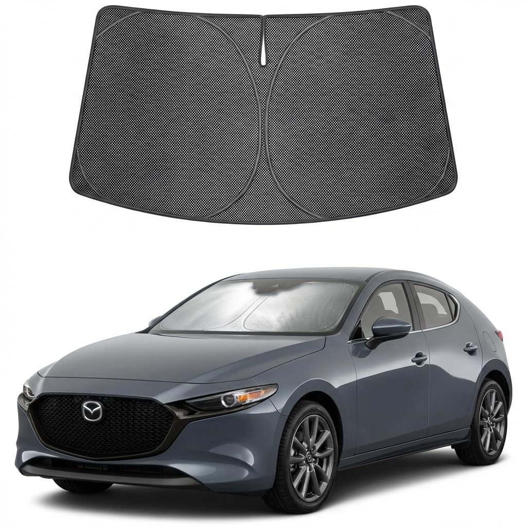 Photo 1 of Proadsy Custom Fit 2019-2026 Mazda 3 Windshield Sun Shade