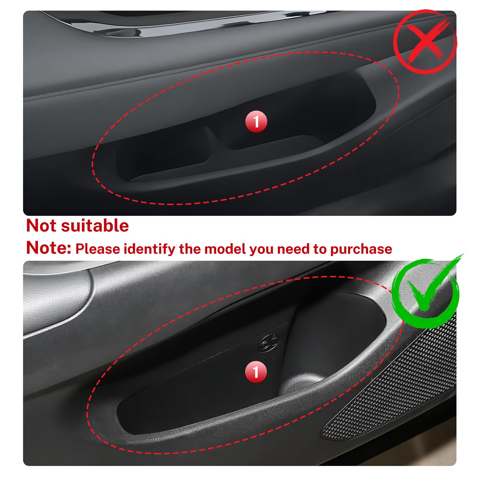KUNGKIC Set di 15 tappetini protettivi antiscivolo per abitacolo auto per Hyundai Tucson 2025 Tappetino per vano bagagli in gomma antiscivolo (Rosso)
