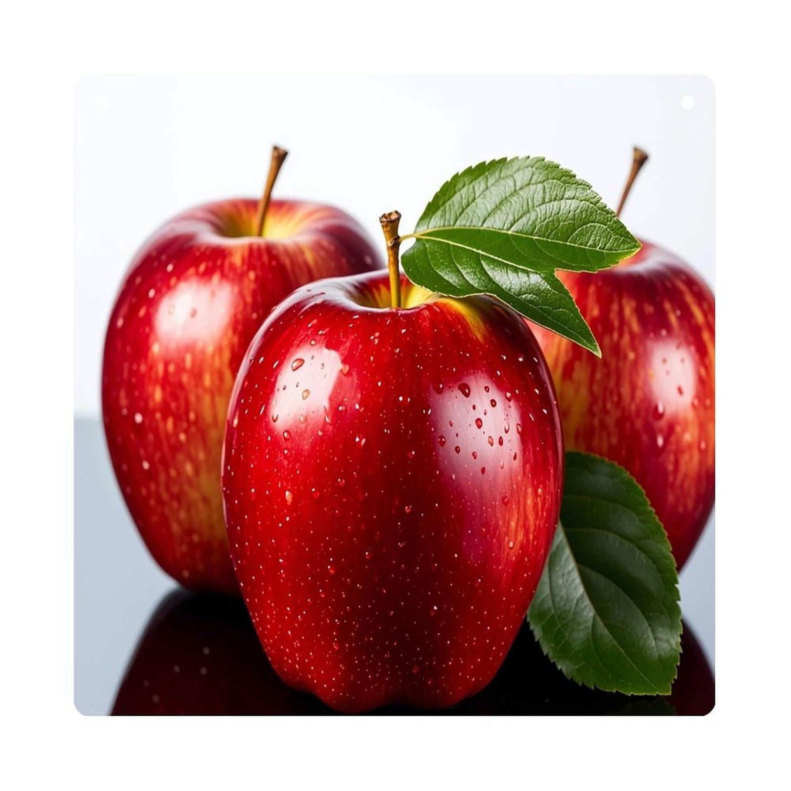 Red Apple Fruit Hanging Ornament Wall Decor Pendant