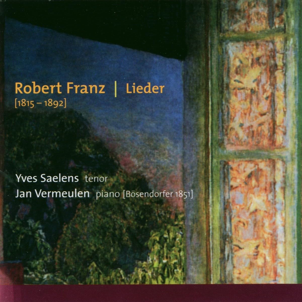 Yves Saelens - Robert Franz Lieder
