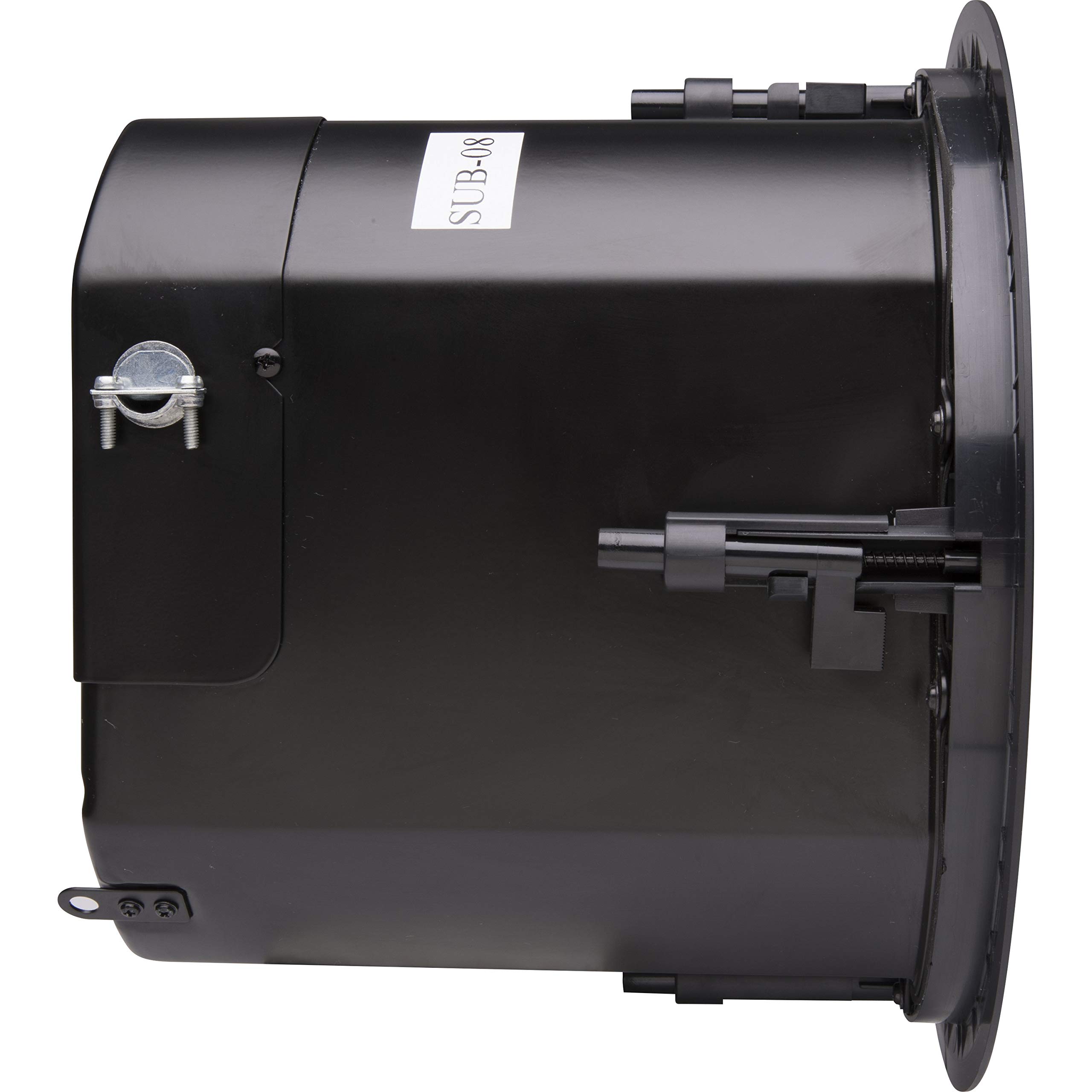 QSC AD-C.SUB-BK 6.5-Inch Dual Voice-Coil Ceiling Subwoofer, Black