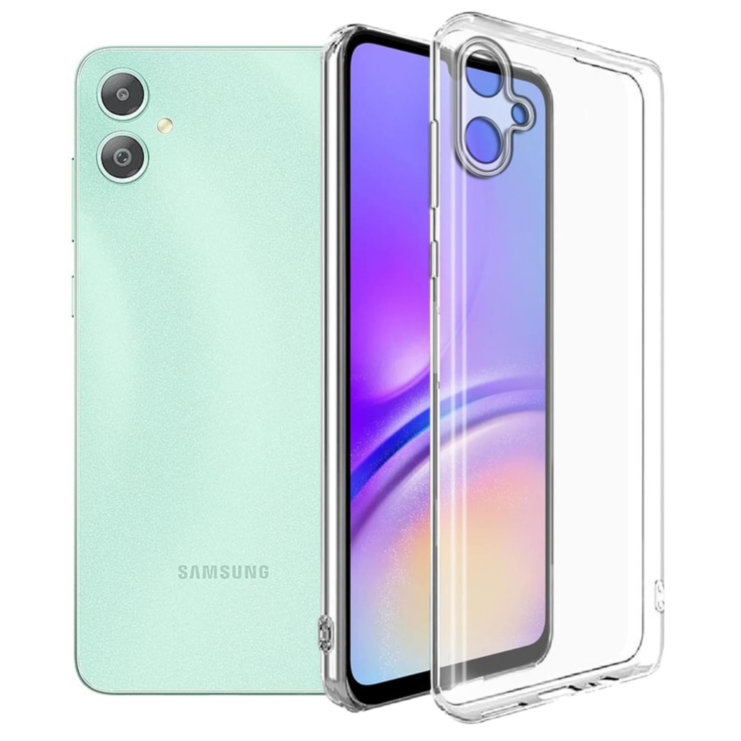 Designerz hub® Samsung Galaxy M05 Back Cover | Protective Soft Transparent Shockproof Hybrid Protection Back Case Cover for Samsung Galaxy M05 (B0DCVMB4ND) Amazon Price History, Amazon Price Tracker