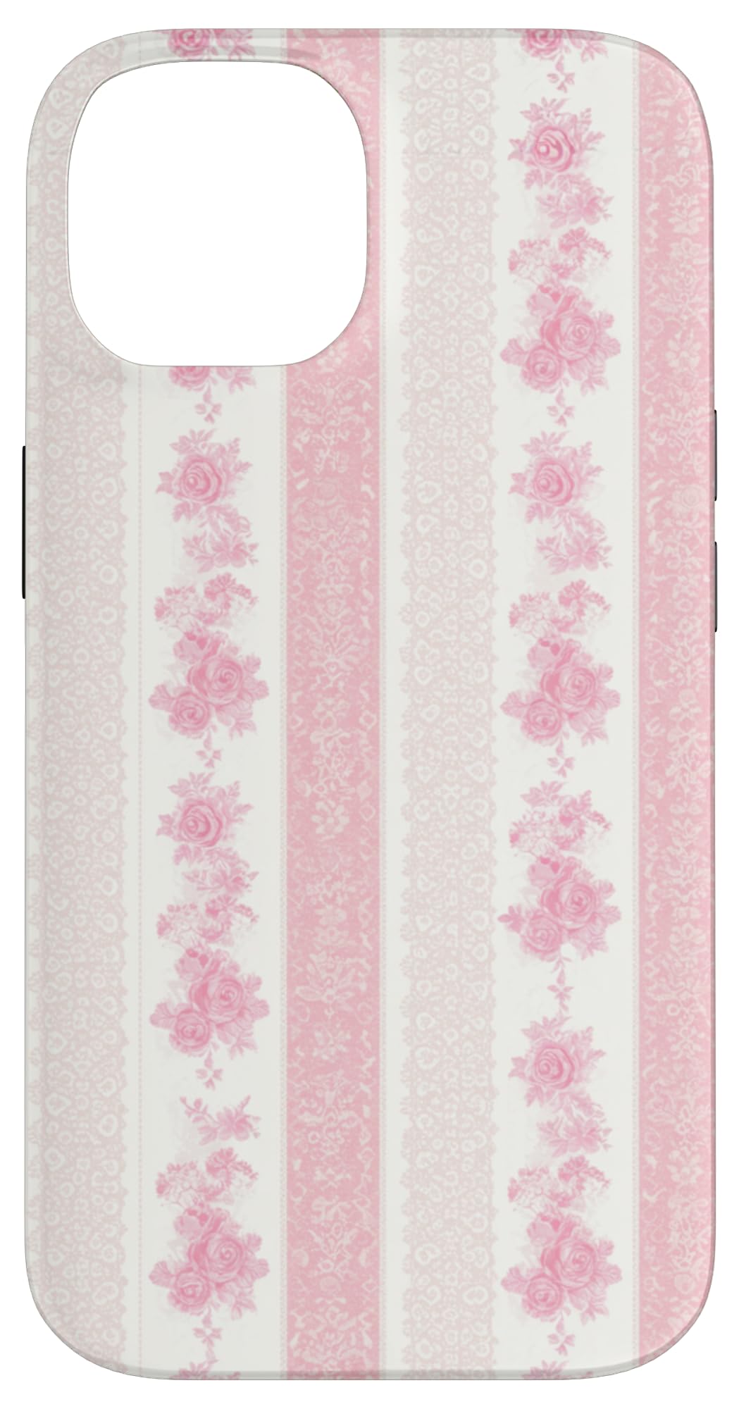 Blushing Quilt Pink Floral Quilt Summer Collage Flowers Case for iPhone 14