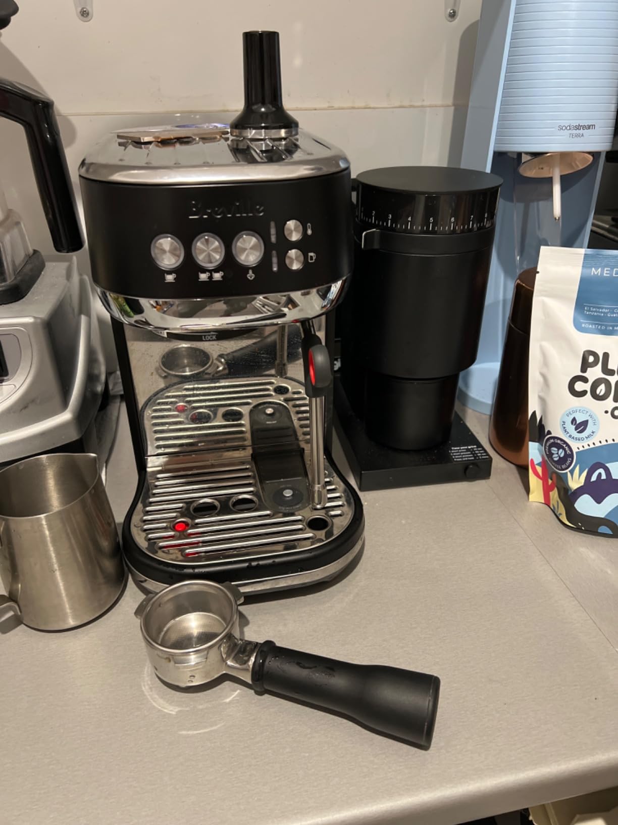 Breville the Bambino Plus Espresso Machine, Brushed Stainless Steel