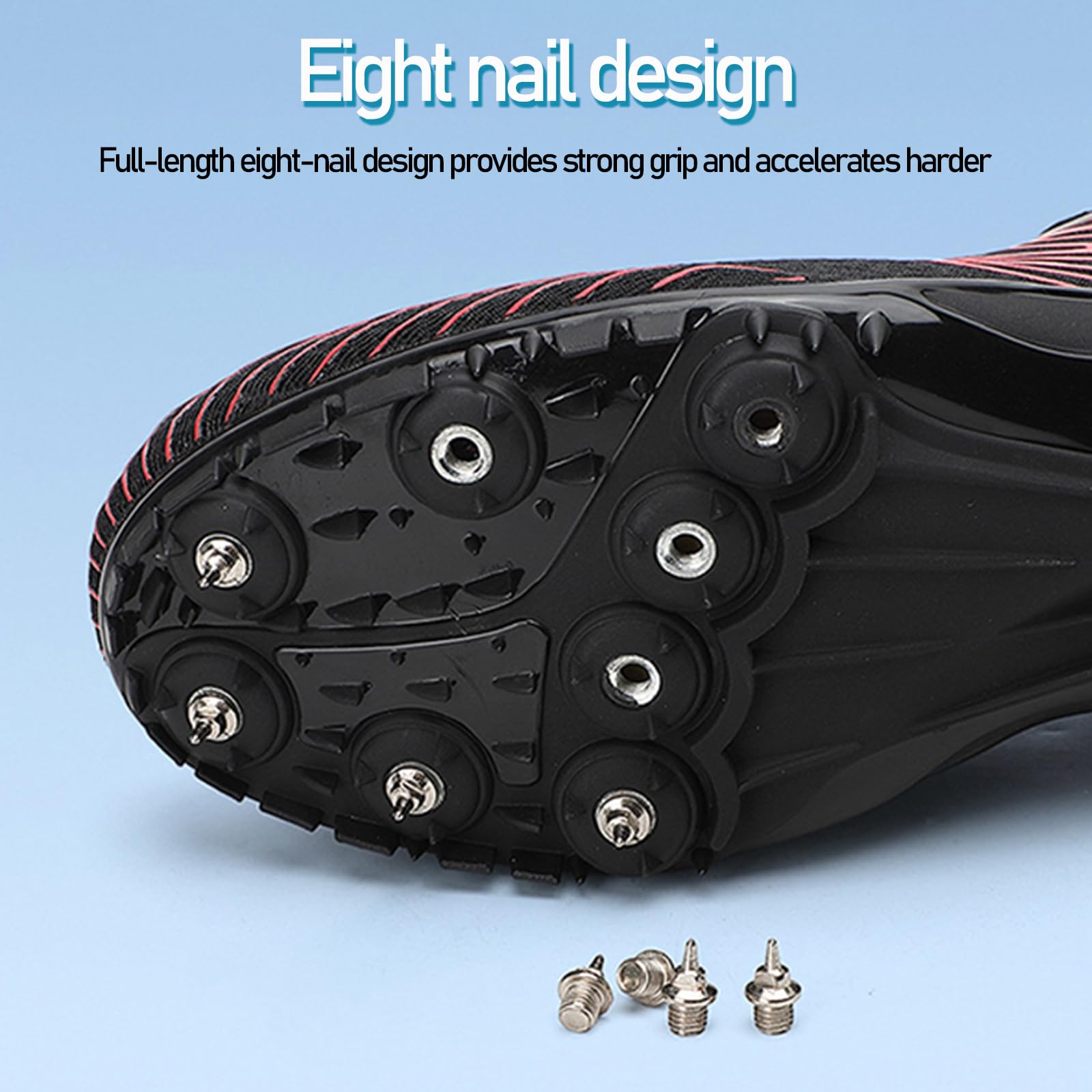 Spikes De Running,Chaussures De Course à Pointes,Pointes D'AthléTisme Unisexes,avec Pointes Et Sprint,RespirantesléGèRes Et Durables,pour Adolescents Crampons Professionnel Spike Chaussure