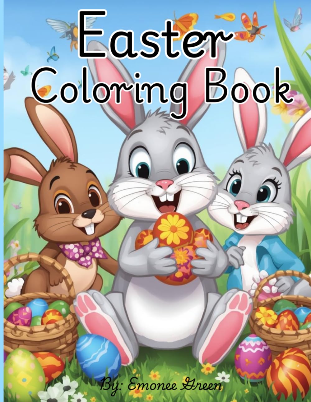Easter Coloring Book: Adorable Easter Illustrations for All Ages
