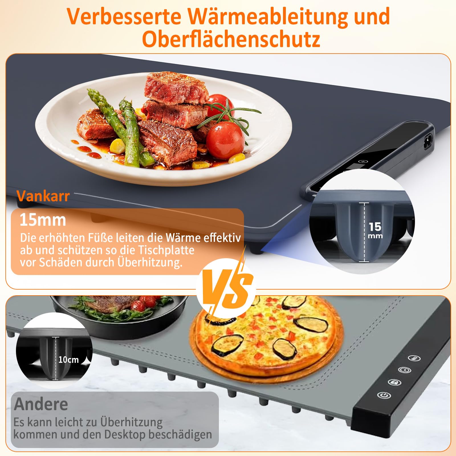 Praktische Silikon-Küchenmatte: Hitzebeständig, Rutschfest & Wiederverwendbar – Ideal Zum Schutz Deiner Arbeitsplatte!