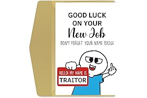 Funny Coworker Leaving Card for New Job