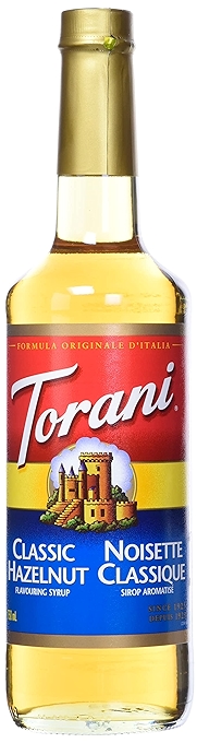 Torani榛子经典风味糖浆