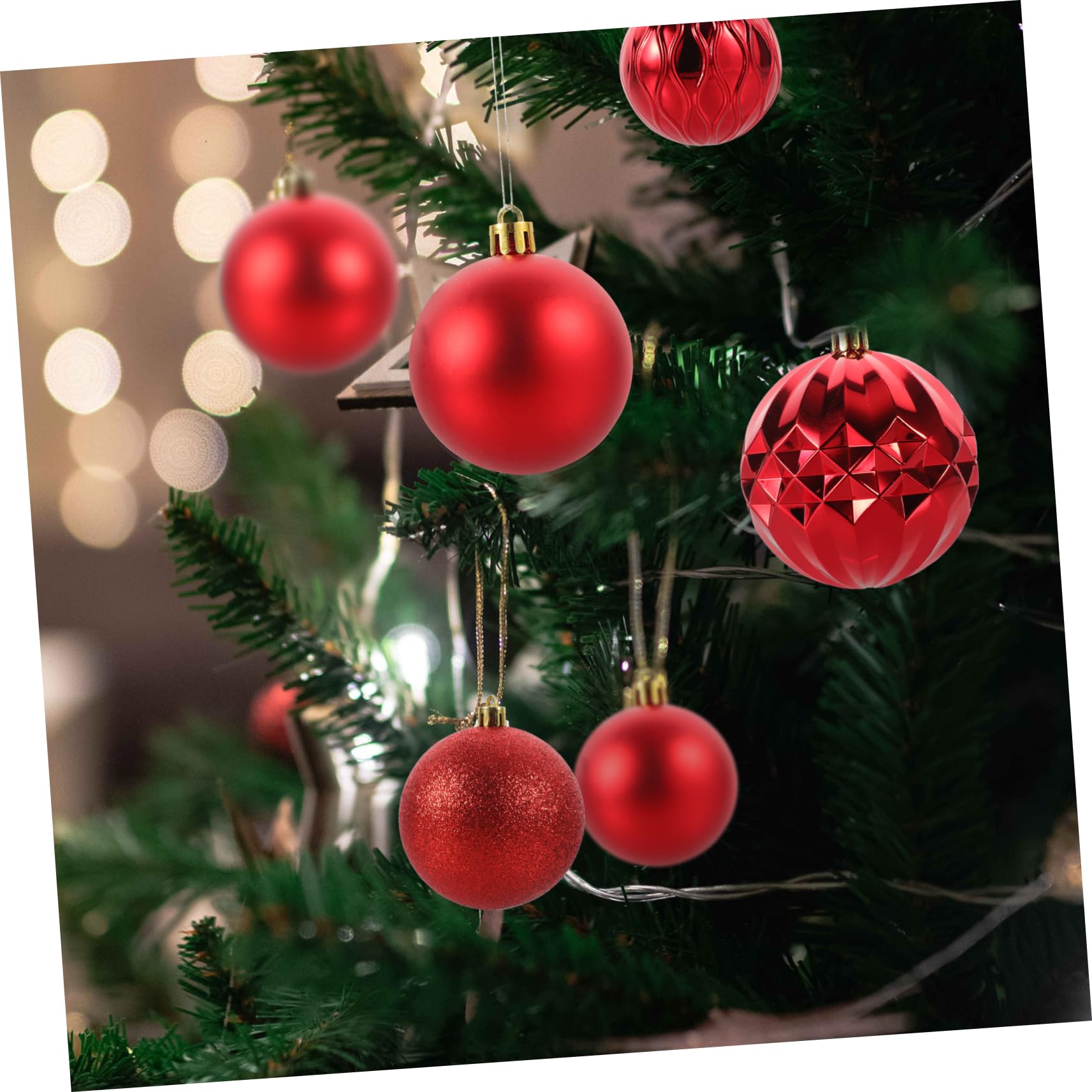 TOPBATHY Lot De 3 Décorations De Noël Élégantes Et Décoratives pour Sapin De Noël Fournitures De Fête 45 Pièces X 3