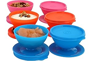 Jello Mold with Lid: Reusable Dessert Cups Bowls (Set of 6)