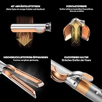 TOSAGE Dyson Airwrap egyenesítő fej légáramlás technológiával HS01 HS05 sárga 4